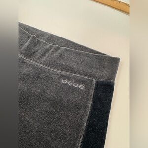 Vintage Y2K Bebe women’s velour sweatpants made in usa